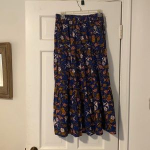Universal threads navy maxi skirt